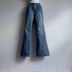 BONGO Vintage Y2K Low Rise Rider Bootcut Denim Jeans Size 7 Juniors